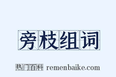 旁枝组词是什么意思的图片